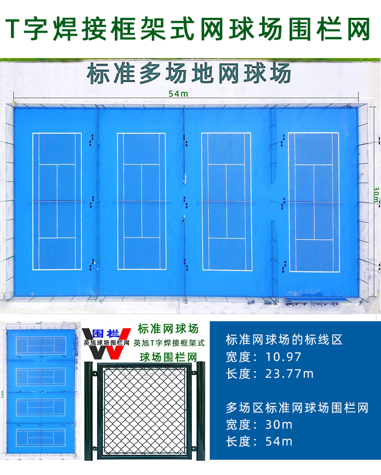 標(biāo)準(zhǔn)網(wǎng)球場(chǎng)