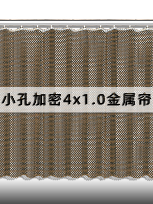 小孔加密4x1.0金屬網(wǎng)簾子