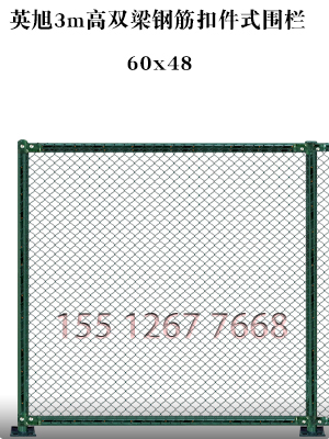 3m高60x48扣件組裝式球場圍欄網